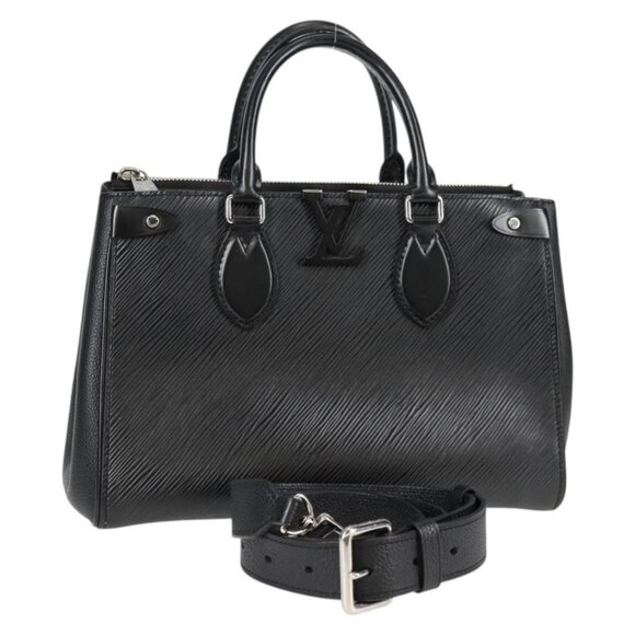 LOUIS VUITTON Epi Grunel Tote PM Tote Bag Black M57680 LV Auth ki5827M - Picture 1 of 16